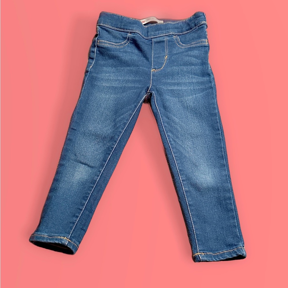 Toddler girls Levi’s pull on Jeggings Sz 4 EUC